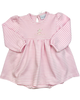 Sweet Mouse Pink Stripe Onesie Dress (3/6M-24M)