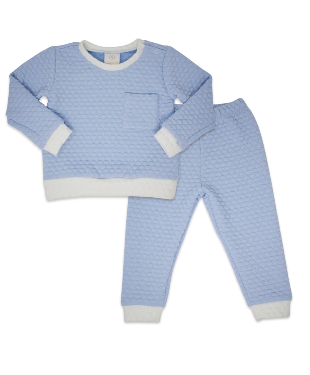 Quilted Sweatsuit - Blue (12M,24M,2T,3T,5)