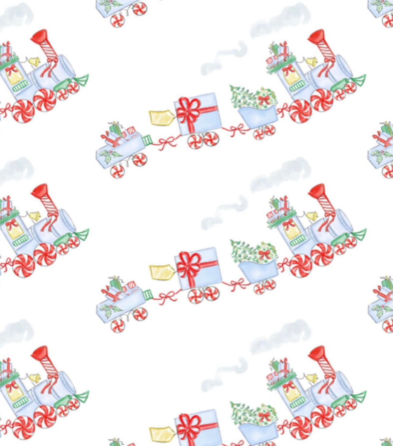 David Long Bubble - Christmas Train Knit (12M,18M,24M,2T)