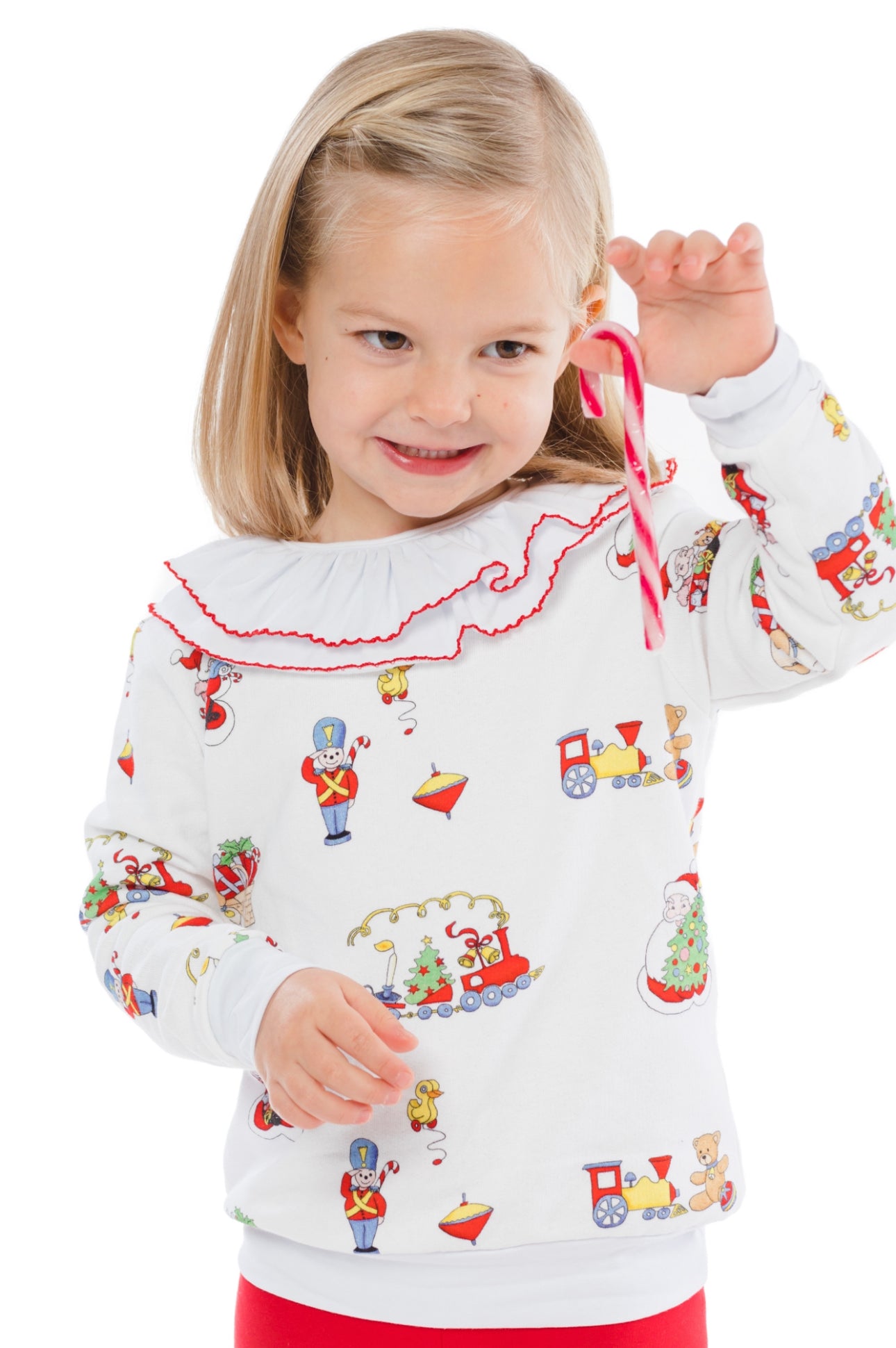 Christmas Toys Girl Sweatshirt (2T)