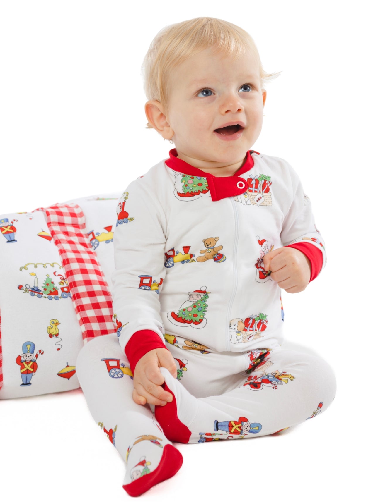 Christmas Toys Baby Boy Pajama - Non Footie (12M,18M)