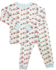 Two Piece Boy Jammies - Christmas Train Knit (2T,4T,5,6,7)