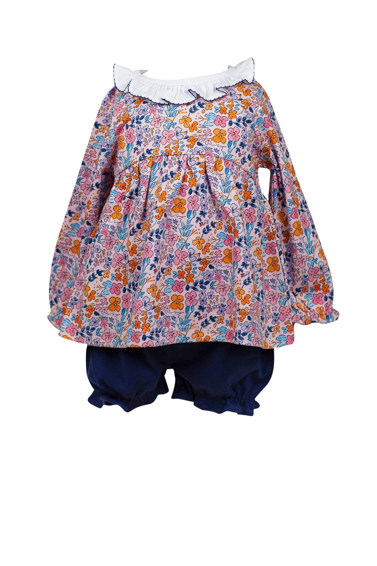 Pansy Floral Pima Bloomer Set (2T,3T,4T)