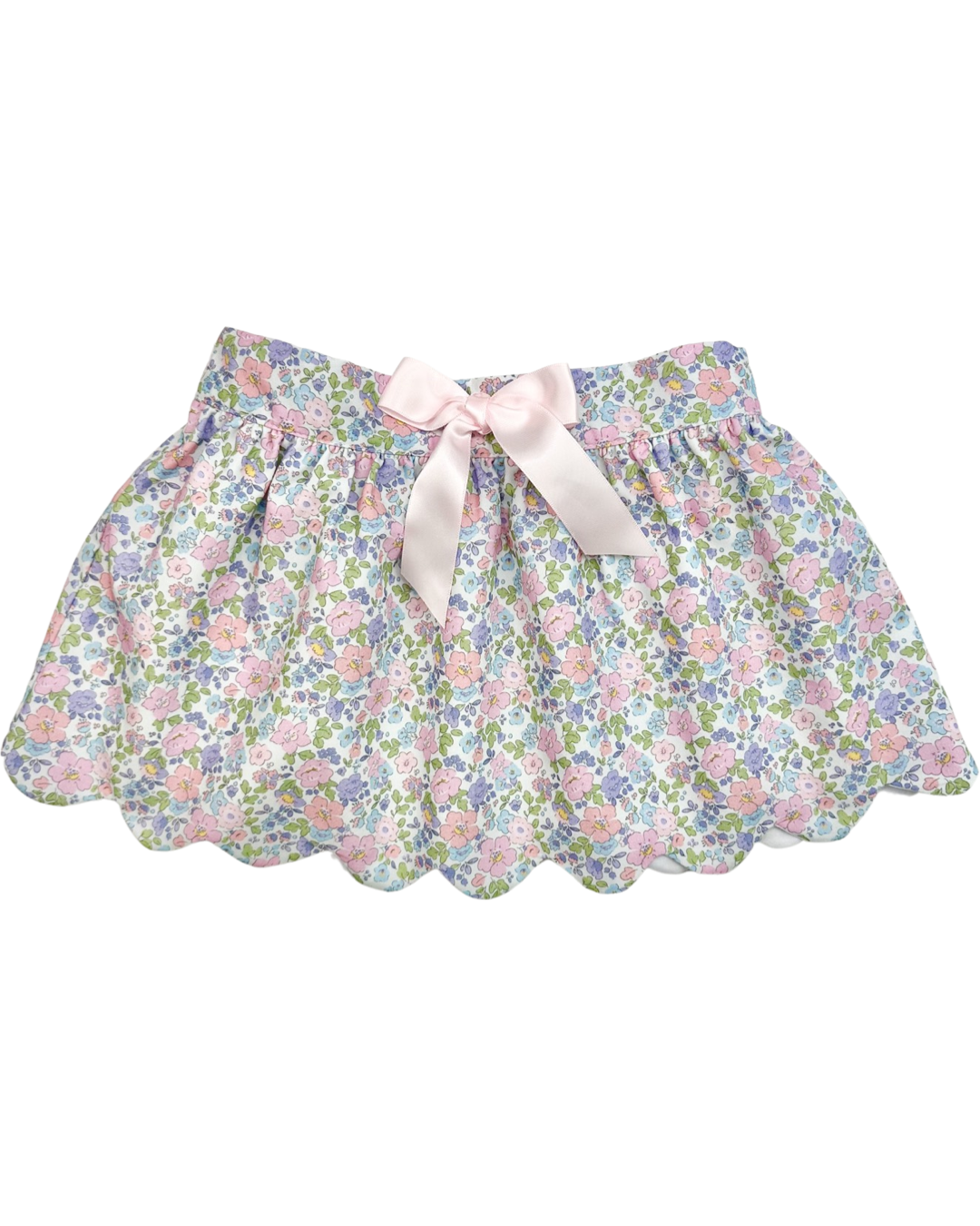 Susie Scallop Skirt - Floral (3T,4T,5,6)