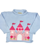 Castle Roll Neck Sweater - Pink (2T,3T,4T,5,6)