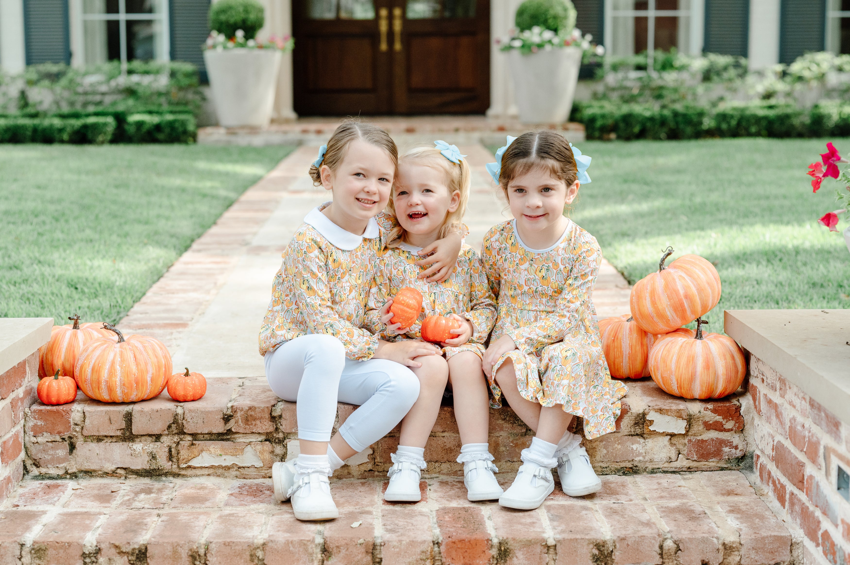 Harvest Pumpkin Pima Twirl Dress (2T,3T,5,6,7)