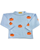 Pumpkin Roll Neck Sweater - Light Blue (Size 6)