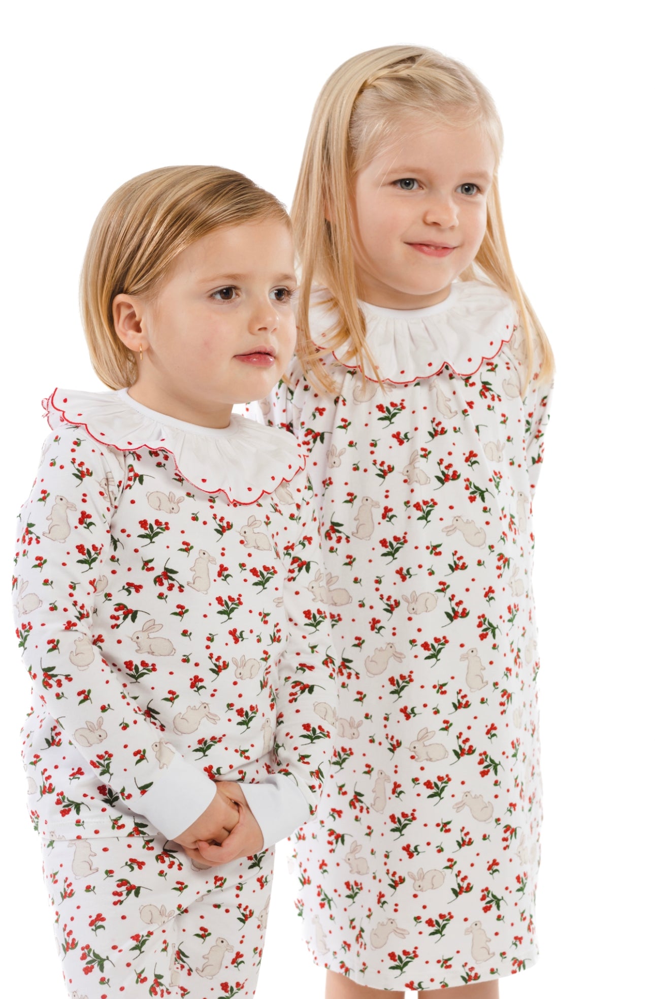 Belle & Boo Mistletoe Girl Pajama Set (2T,3T,4T,5T,6T)