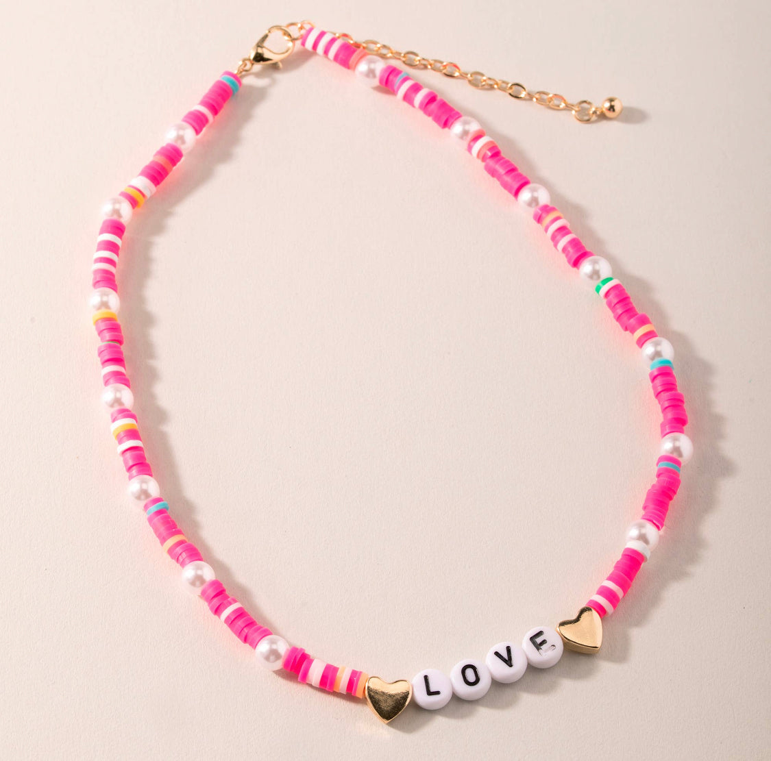 Beaded Necklace - LOVE