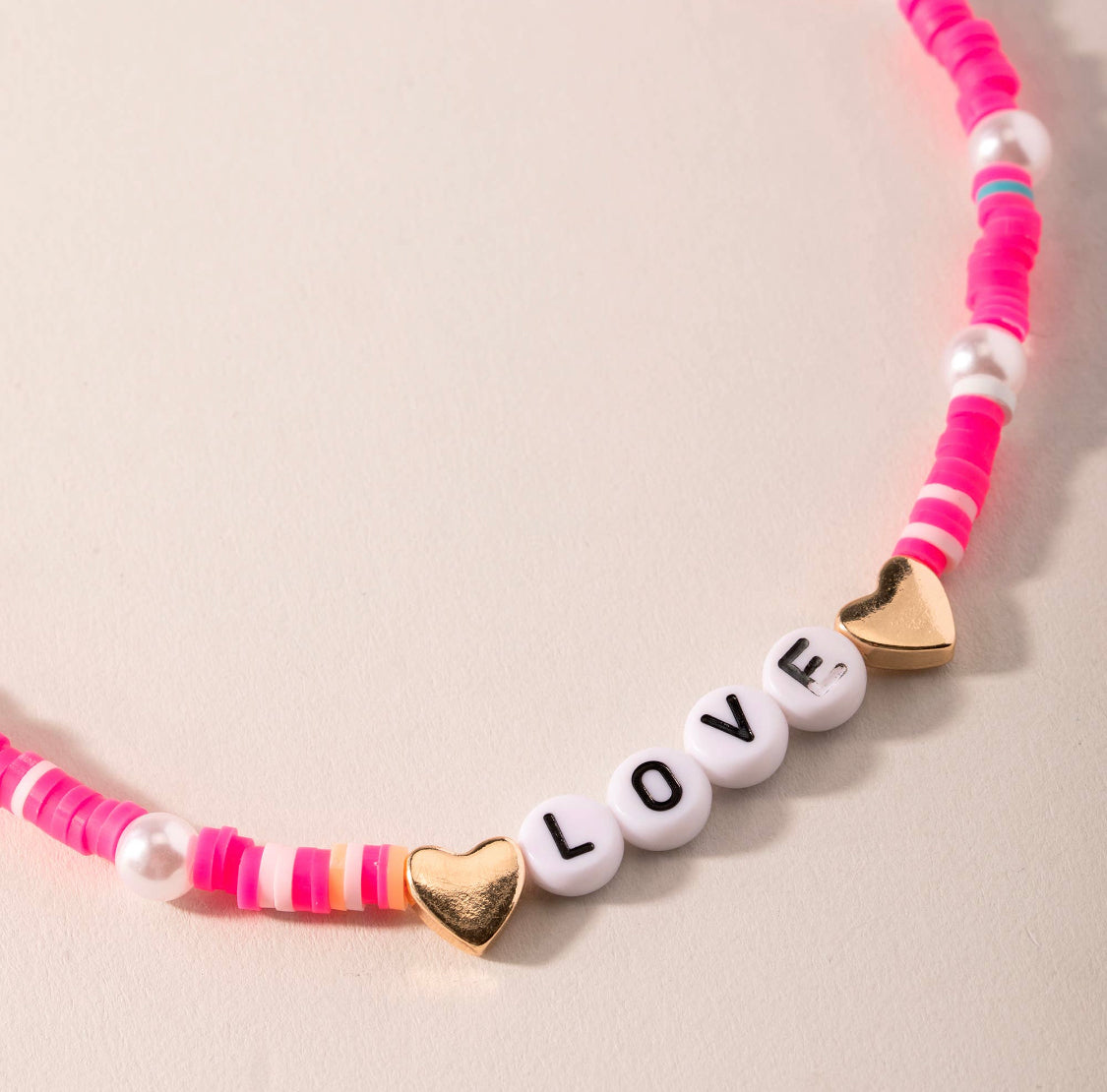 Beaded Necklace - LOVE